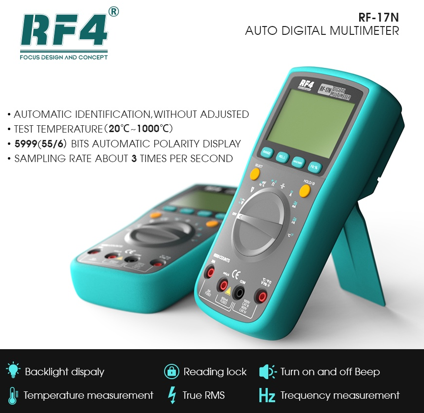 RF4 RF17N 6000 Digital Multimeter